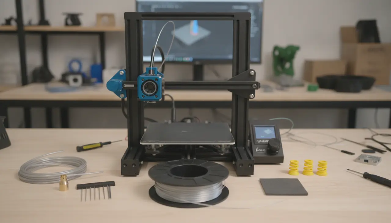 5 Essential Upgrades for Your First 3D Printer: Smoother Prints on a Budget visual summary