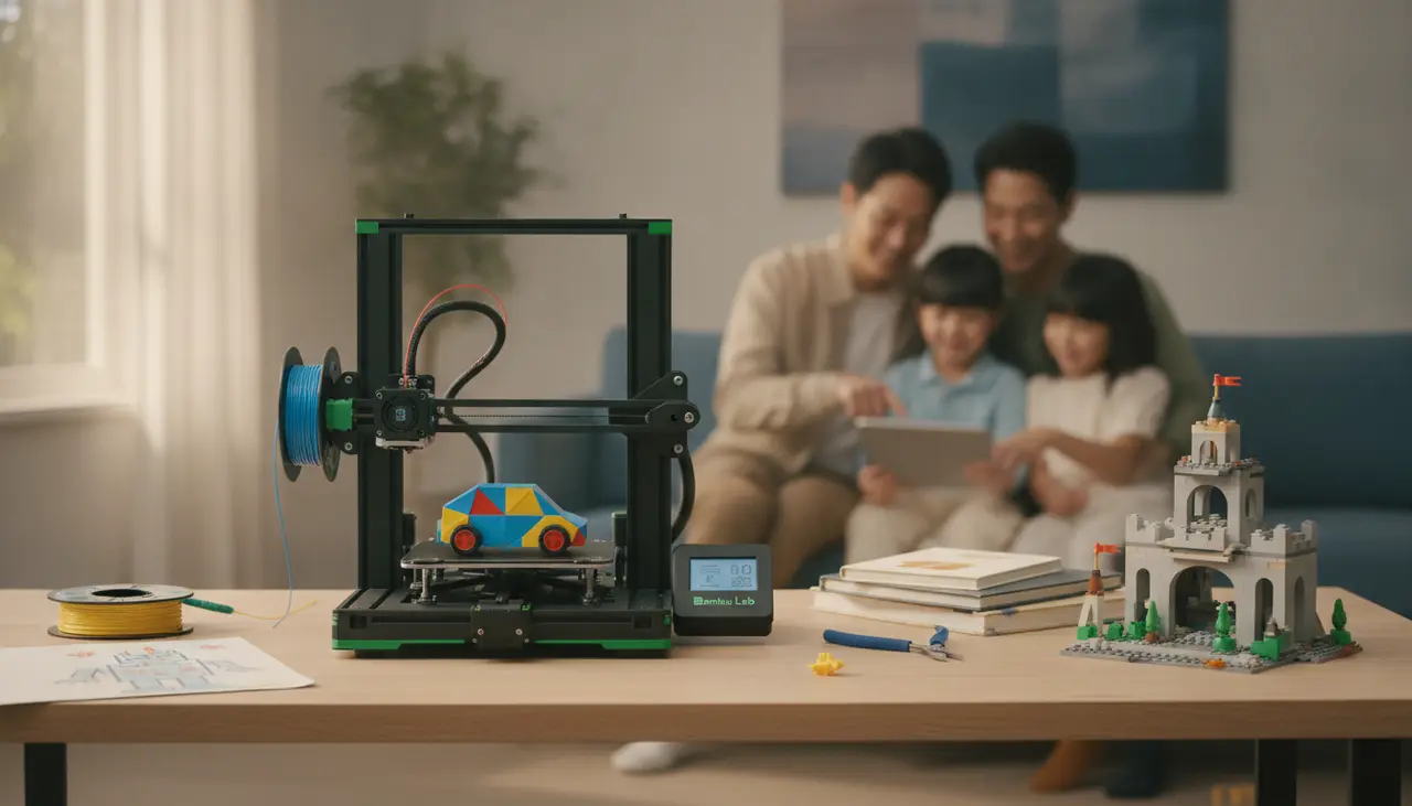 Bambu Lab P1P Review: Is This High-Speed Printer the Best Choice for Families? visual summary