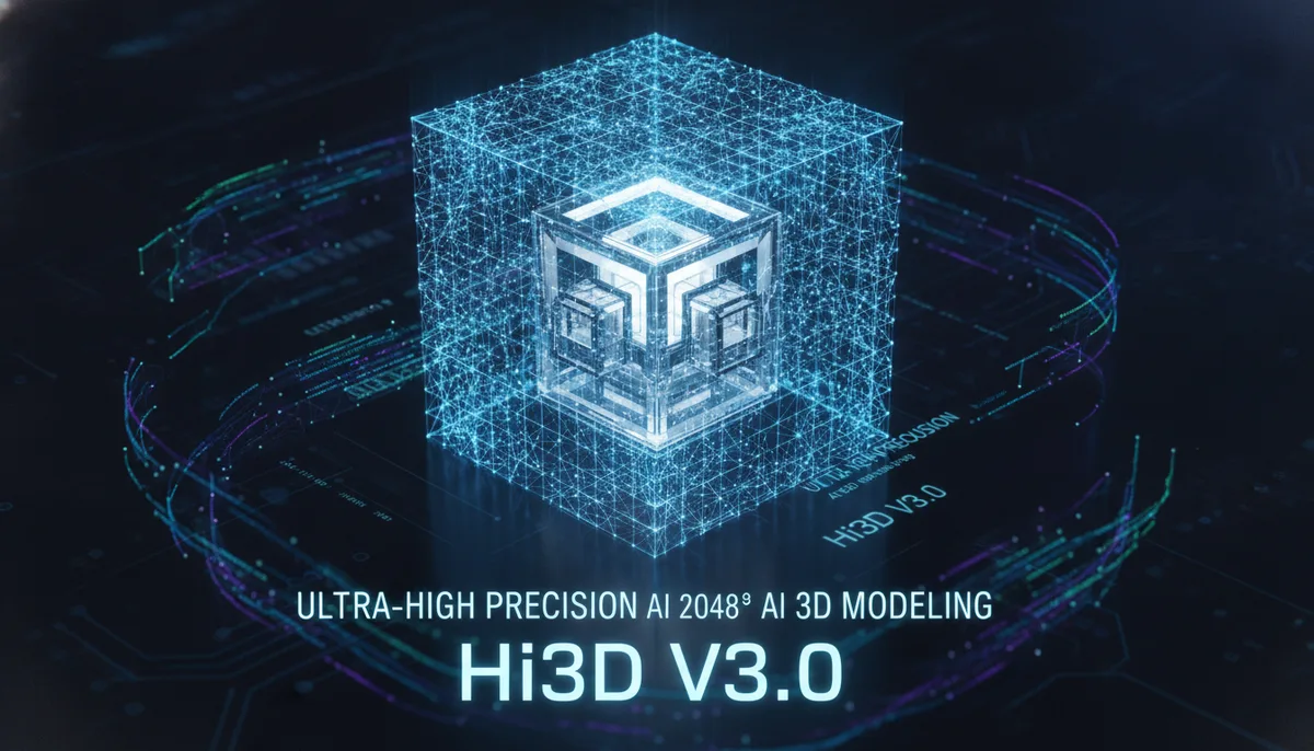 Hi3D V3.0 and the 2048³ Revolution: Why Ultra-High Precision AI 3D Modeling Matters visual summary