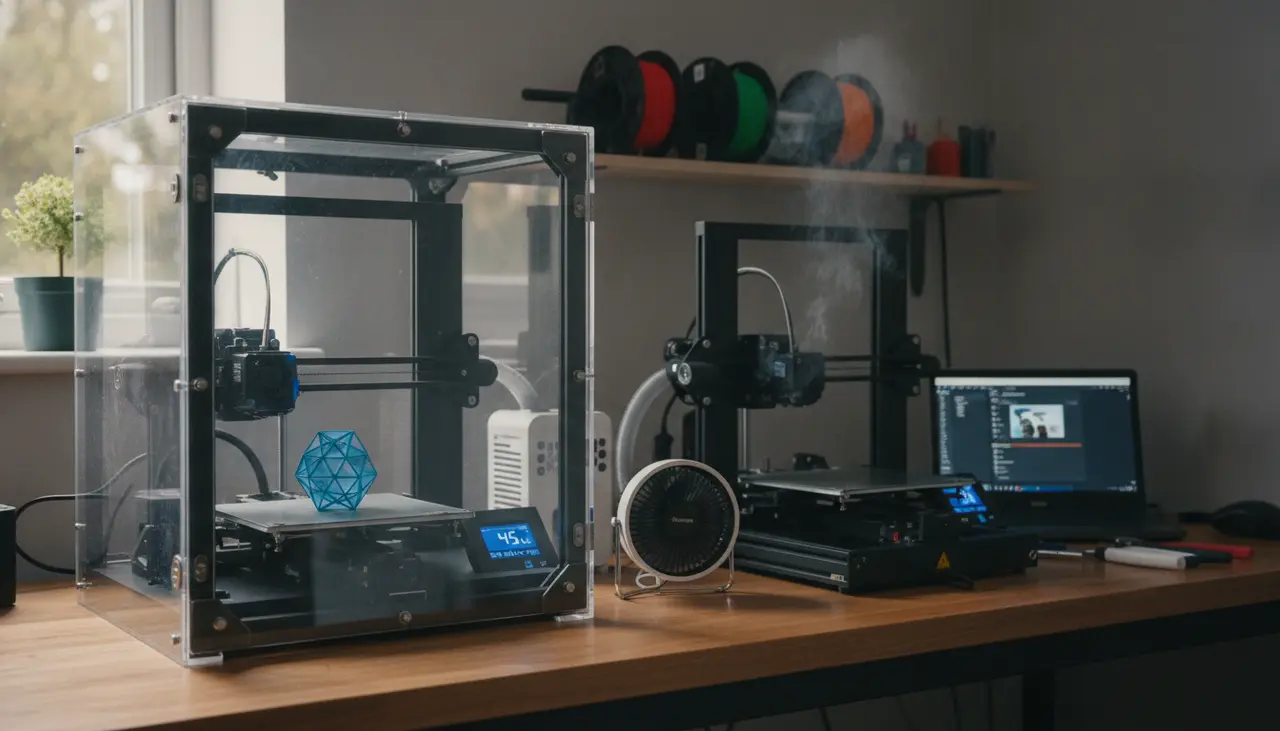 Is an Enclosure Necessary for Your 3D Printer? A Guide to Safety and Quality visual summary