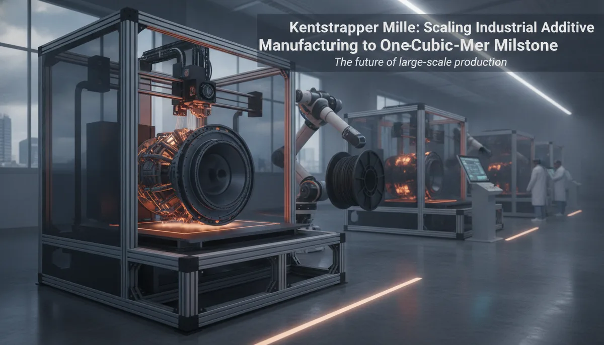 Kentstrapper Mille: Scaling Industrial Additive Manufacturing to the One-Cubic-Meter Milestone visual summary