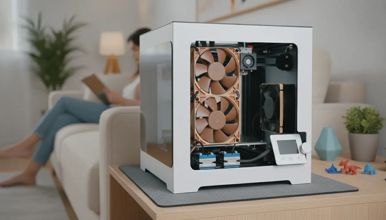 Quiet Your 3D Printer: Best Fan and Motor Upgrades for a Family-Room Friendly Setup visual summary