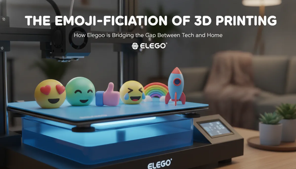 The Emoji-fication of 3D Printing: How Elegoo is Bridging the Gap Between Tech and Home visual summary